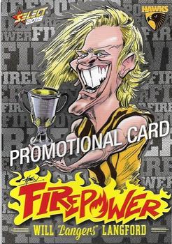 2015 Select AFL Champions - Promos #FC33 Will Langford Front